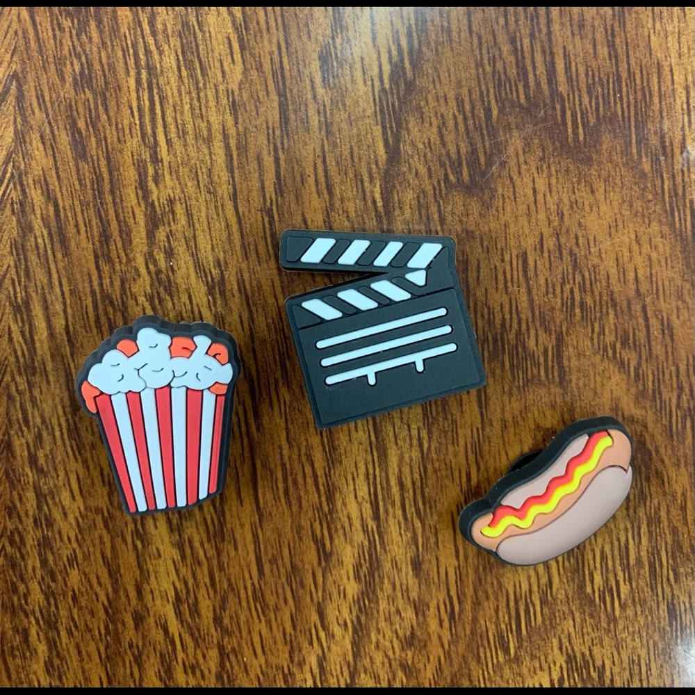 NWT Movie Theater Jibitz/Croc charms